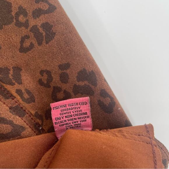 MARRAKECH x Anthropologie Jacket Size Small Marni Leopard Moto Animal Print Zip - Picture 14 of 16